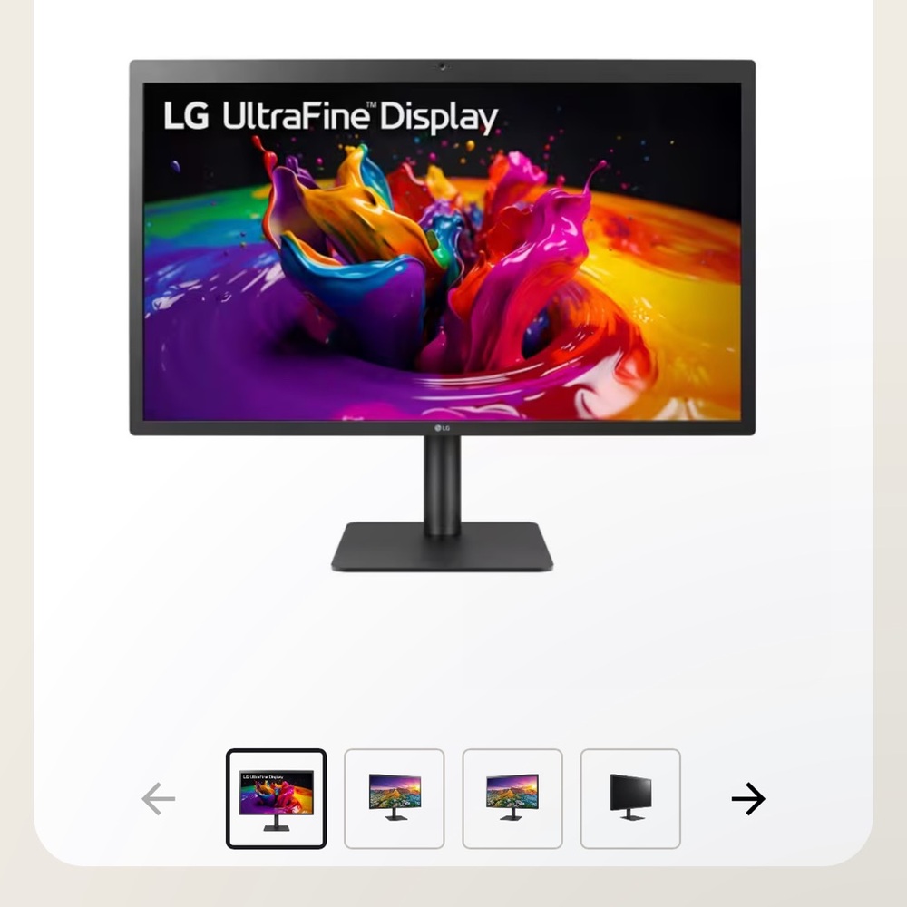 LG Black 5K IPS Monitor